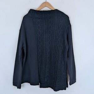 Lotus Eaters Norvio Sweater Blouse - Black NWT